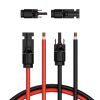 100FT Solar Panel Extension Wire Female & Male Connectors 10AWG Set of 2