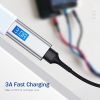 3 In1 Fast Charging USB Cable 66W Max For IPhone Samsung Xiaomi Huawei Fast Charging Type C Cable Micro USB For Mobile Phone Charging Cord USB-C Cable