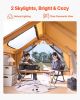 Inflatable Tent for Camping 5-8 Person Glamping Tent with Pump Easy Set up