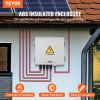 VEVOR Solar PV Combiner Box 4 String 10A for Solar Panel System ABS Case IP65