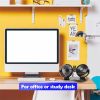 USB Desk Fan 5.5 Inch Powerful Table Fan Dual Head 360° Rotate Quiet 3 Speeds Wind Desktop USB Fan With 55 Inch USB Cable For Home Office Indoor Outdo